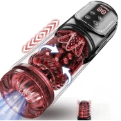 SuperLove Automatic Licking, Sucking, Thrusting, Rotating & Vibrating Ultimate Masturbator
