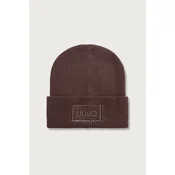 Liu Jo beanie kapa ženska z dodatkom volne