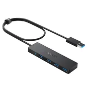 Hub postaja Anker A7516016 4x USB-A 3.0, 5Gbps - black