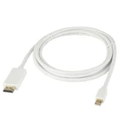 E-GREEN Mini DisplayPort (M) - HDMI (M) (aktiv mod) 1.8m beli