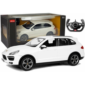 slomart Rastar RC Porsche Cayenne, bel, 1:14 - avto na daljinsko upravljanje