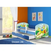 Deciji krevet ACMA II 160x80 F + dusek 6 cm BLUE29