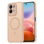 Hibridni ovitek HaloFrost II MagSafe za Xiaomi Redmi 17 4G/5G - gold