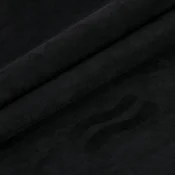 INF Samolepilni kosmateni usnjeni našitek Black XL, (22125689)