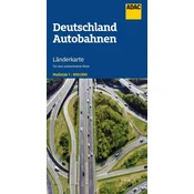 ADAC Länderkarte Deutschland Autobahnen 1:500.000