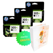HP - Komplet kartuš HP 3YM62AE nr.305XL (črna), original, 3 kosi + DARILO GRATIS