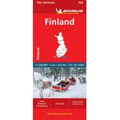 Finland - Michelin National Map 754