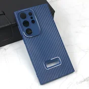 Torbica Carbon Stripe za Samsung S928B Galaxy S24 Ultra plava