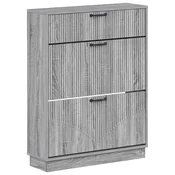 vidaXL Omara za čevlje HOORN 78 x 24 x 100 cm Inženirski les