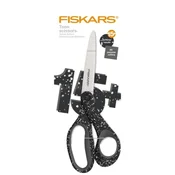 Fiskars Škarje Teen 20 cm, črno posute
