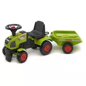FALK dječji traktor s prikolicom Claas Axos 310, zeleni