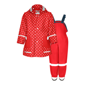 PLAYSHOES Funkcionalna obleka rdeča/bela