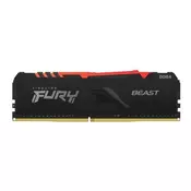 DIMM DDR4 8GB 3600MHz KF436C17BBA/8 Fury Beast RGB