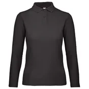 MAJICA DUGI RUKAVI POLO B&C ID.001 LSL/WOMEN 180G CRNA XL