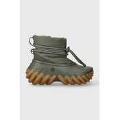 Cizme za snijeg Crocs Echo Boot boja: zelena, 208716