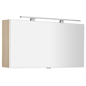 SAPHO CLOE Elegantna LED Osvetljena Zrcalna Omara 100x50x18cm, Jasen Bardini
