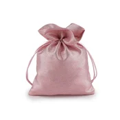 Darilna vrečka brokat 13x18 cm - puder (10 kosov)