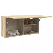 Vidaxl vidaXL Stenska kopalniška omarica, hrast sonoma, 80x25x40 cm