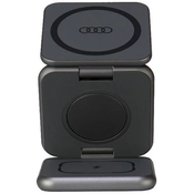Audi foldable trailer. induction 3in1 grey Big Logo AU-MWC3IN1-GT/D1-GY (AU-MWC3IN1-GT/D1-GY)