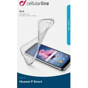 CellularLine gumijast ovitek Soft za Huawei P Smart, prozoren