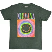 Nirvana Majica Smiley Glow Box Green L