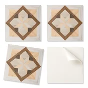 shumee PVC samolepilne stenske ploščice z geometrijskim vzorcem v kvadratu 9x30x30 cm