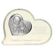 shumee Slika spominek prvega svetega obhajila srebrna | Velikost: 17,7 x 13,3 cm | Šifra: BC6644F/O