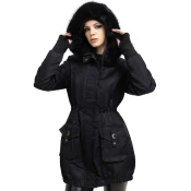 Ženska jakna KILLSTAR - Lunar Eclipse Parka - Black - KSRA011116