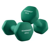 Songmics Set uteži 2 kosa 4 kg črna