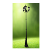 Spoljašnja lampa 3xE27/20W/230V IP43 2,58 m crna