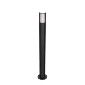 Pametni zunanji stebriček črn 80 cm IP44 vklj. Zigbee GU10 - Boris