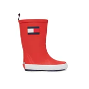 Gumijasti škornji Tommy Hilfiger Flag Rain Boot T3XC-33923-0047 S Rdeča