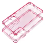 OEM Ohišje za Xiaomi Redmi NOTE 15 PRO PLUS 5G Matrix Clear v barvi pudrasto roza