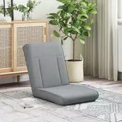 vidaXL Tlorisni stol Svetlo siva 50 x 73 x 60 cm blago