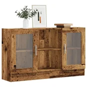 Vidaxl Komoda starinski les 120x30,5x70 cm iverna plošča