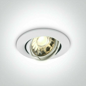 VGRADNA SVETILKA 1×GU10/50W/230V/FI.85mm/fi.75mm/IP20 BELA DM11105GU/W