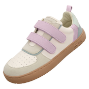 Muris čevelj nizek 687362 Petra Junior barefoot D white/malva 30