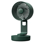WOWO Zložljiv namizni ventilator s časovnikom, zelen