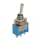Prekidac kipp 3A/250V 1-pol 3-položaja, fi=6mm