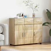 Kreveta s policom FLORIN Sonoma hrast 88,5 x 30,5 x 73 cm
