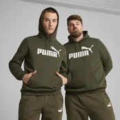 Mens Puma Essentials Big Logo Hoodie, Green, Size S, Clothing