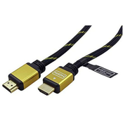 Kabel HDMI Roline GOLD HDMI (M) - HDMI (M) crni 10m High Speed with Ethernet 11.04.5506