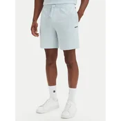 BOSS Športne kratke hlače Waffle 50535884 Svetlo modra Regular Fit