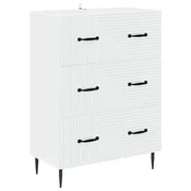 Ormar s ladicama Bijela 66 x 34,5 x 89,5 cm Konstruirano drvo