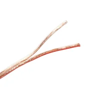 Logilink instalacijski kabel za zvucnike, 2x 2,5 mm2, prozirni, 25 m