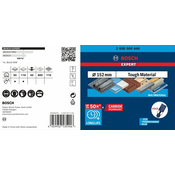 BOSCH EXPERT bušilica za rupe Tough Material 152 mm 2608900444