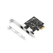 E-GREEN PCI-Express kontroler 2-port 2.5 Gigabit Ethernet (Realtek 8125B)