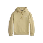 Polo Ralph Lauren Majica SEASONAL FLEECE kaki/oliva/temno oranžna/črna