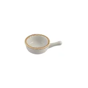 Mini-bowl with handle, porcelain, 9.5 cm, grey, Seasons - Porland