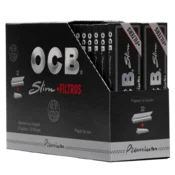 OCB papirici za motanje, veliki crni filter 32 kom., Cela kutija